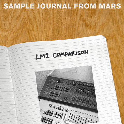 LM1 COMPARISON - SAMPLE JOURNAL FROM MARS